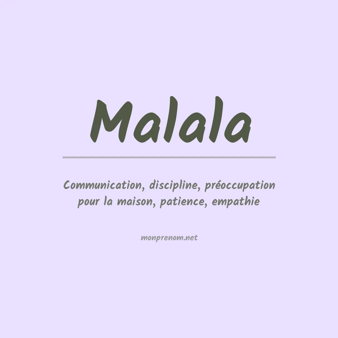 Prénom Malala