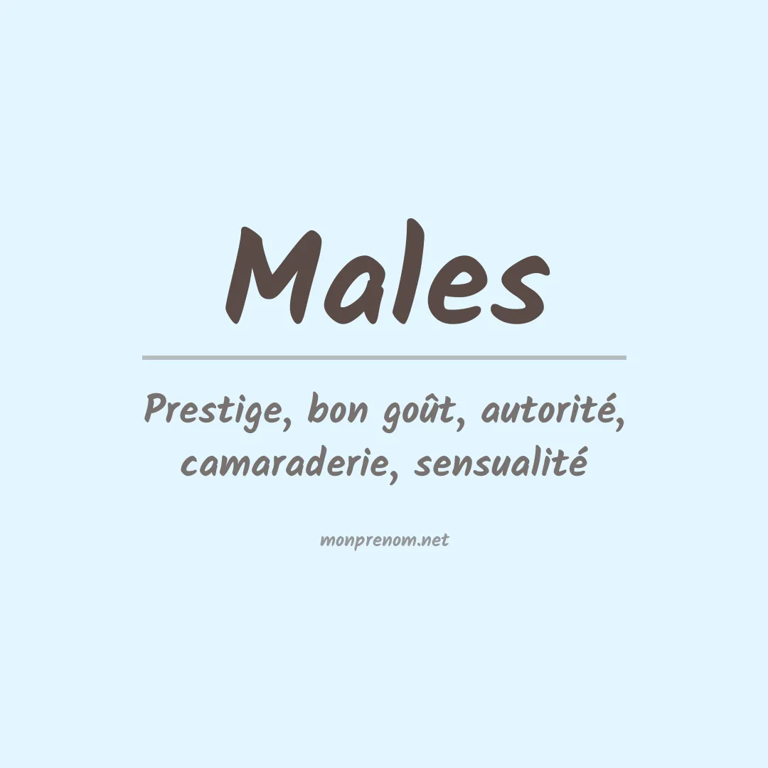 Prénom Males