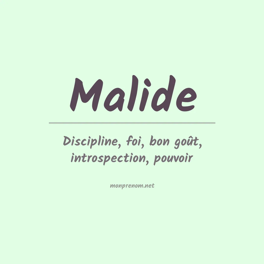 Prénom Malide