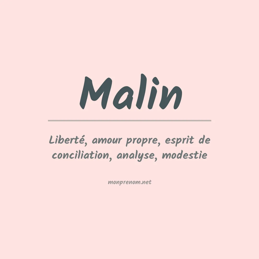 Prénom Malin