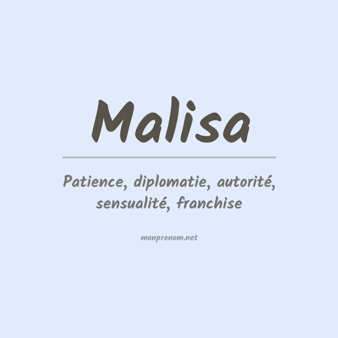 Prénom Malisa