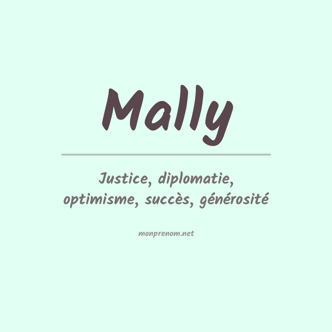 Prénom Mally
