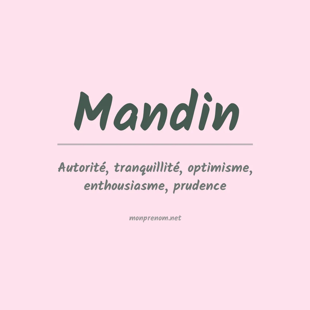 Prénom Mandin