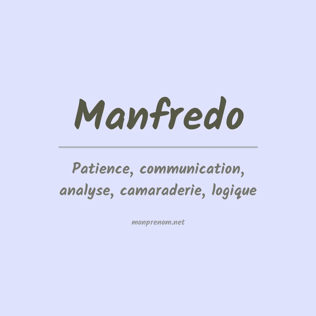 Prénom Manfredo