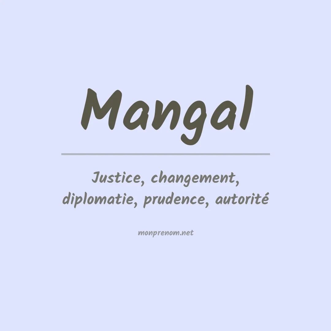 Prénom Mangal