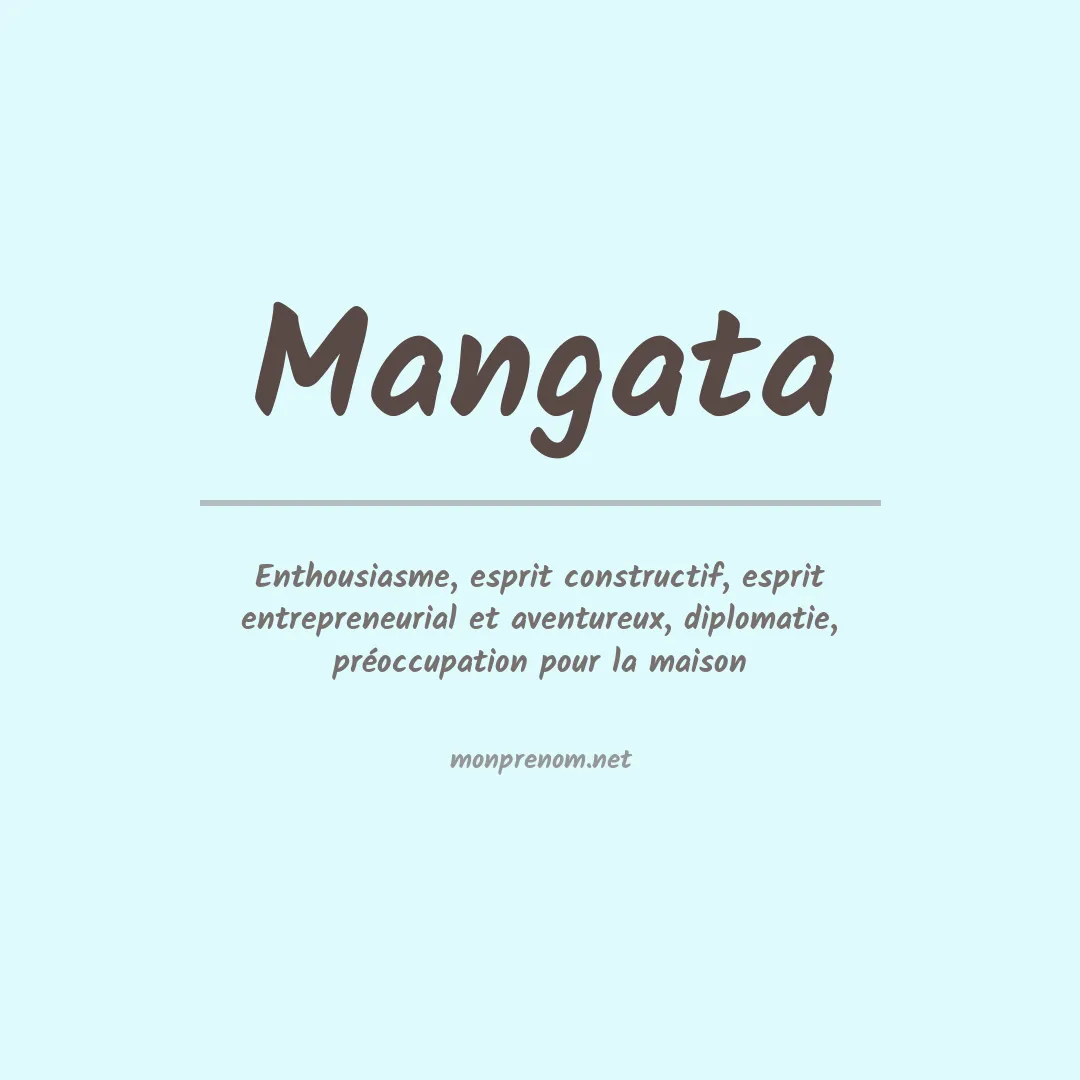 Prénom Mangata