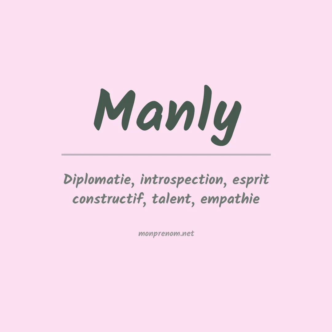 Prénom Manly