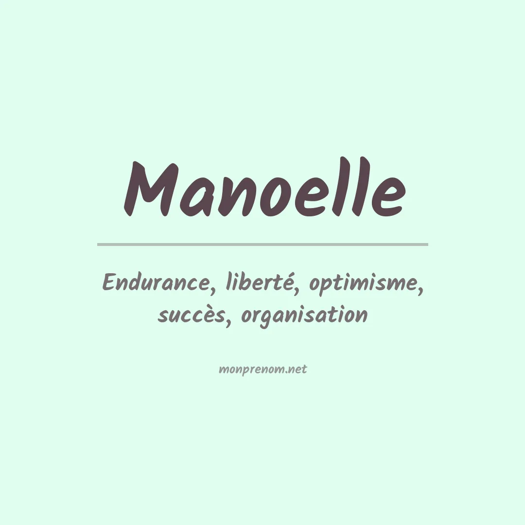 Prénom Manoelle