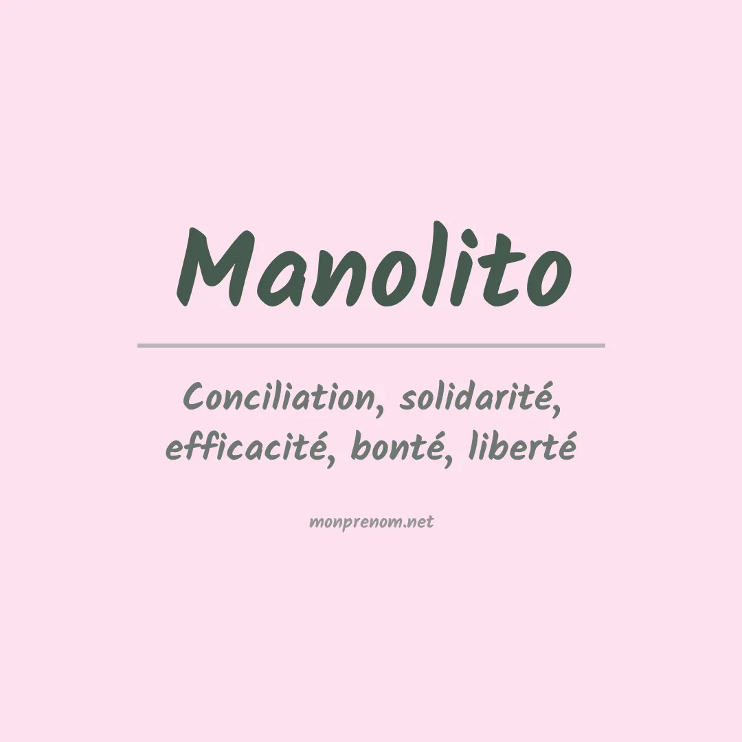 Prénom Manolito