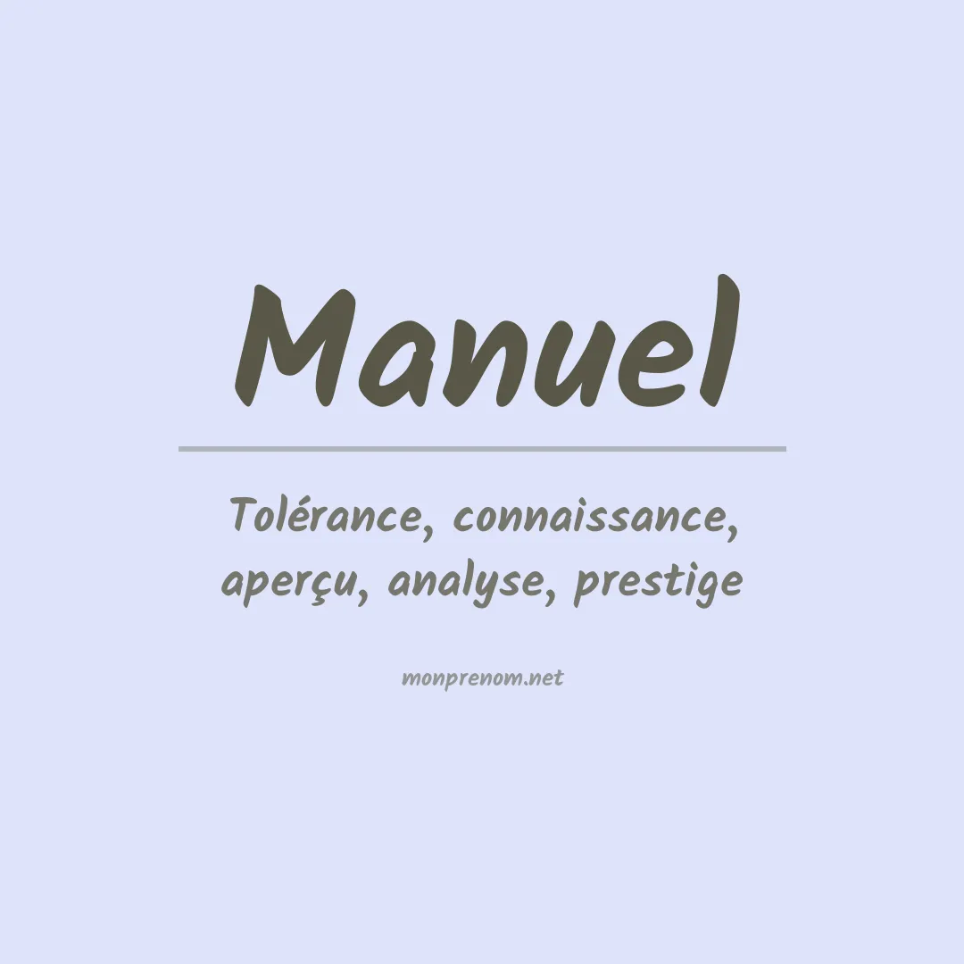 Prénom Manuel