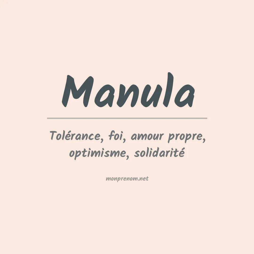 Prénom Manula