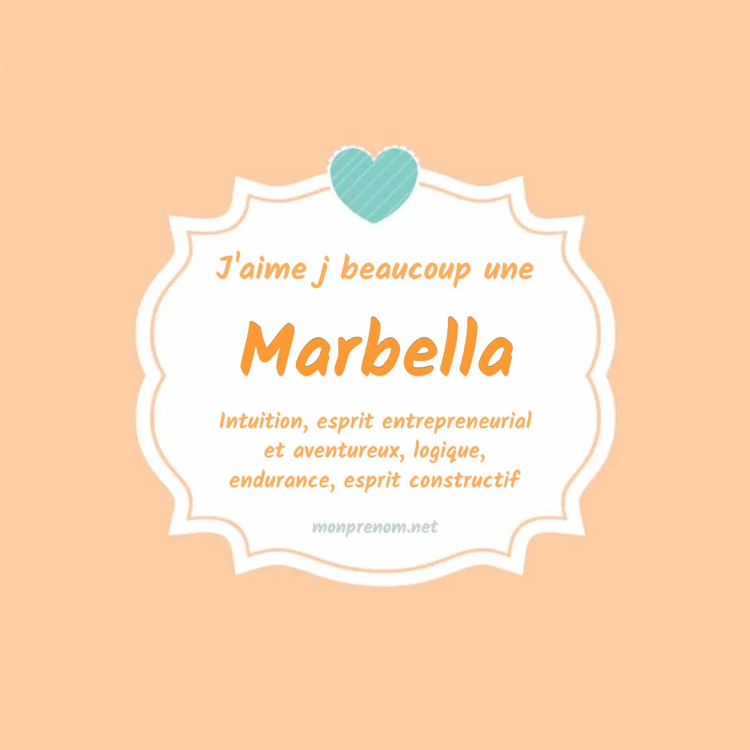 J'aime beaucoup Marbella