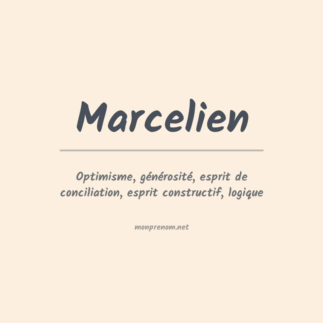 Signification du prénom Marcelien