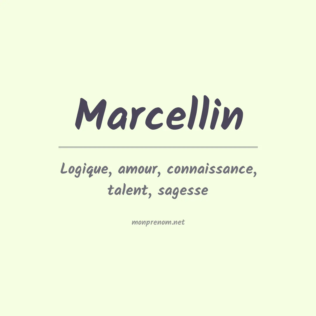 Prénom Marcellin