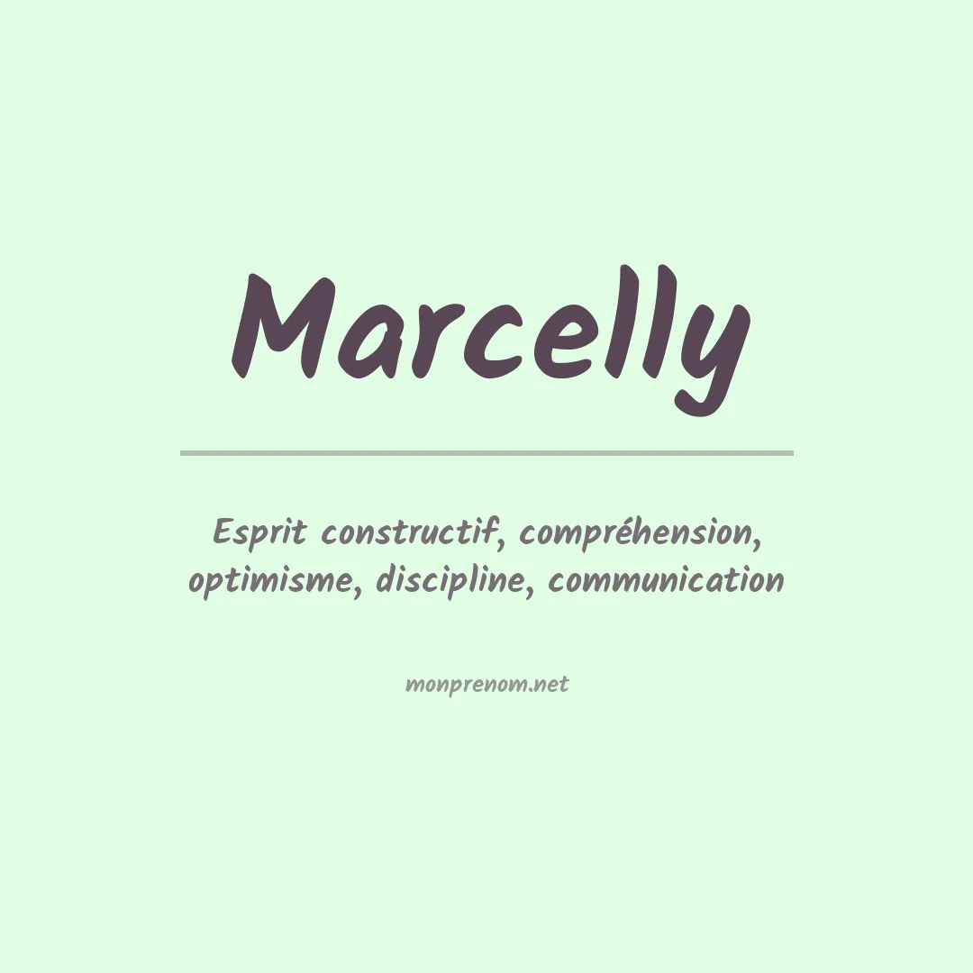Prénom Marcelly