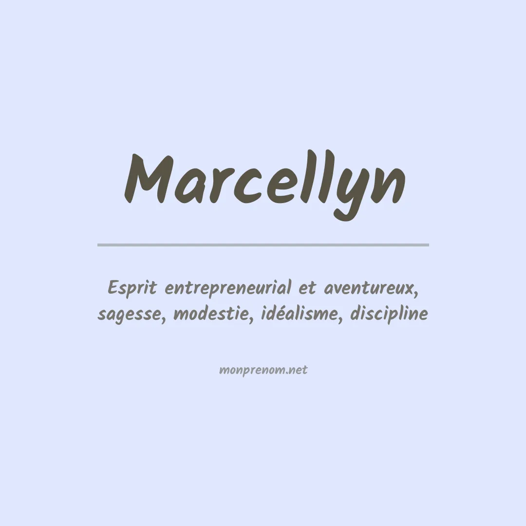 Prénom Marcellyn