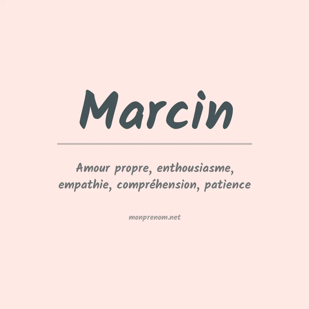 Prénom Marcin