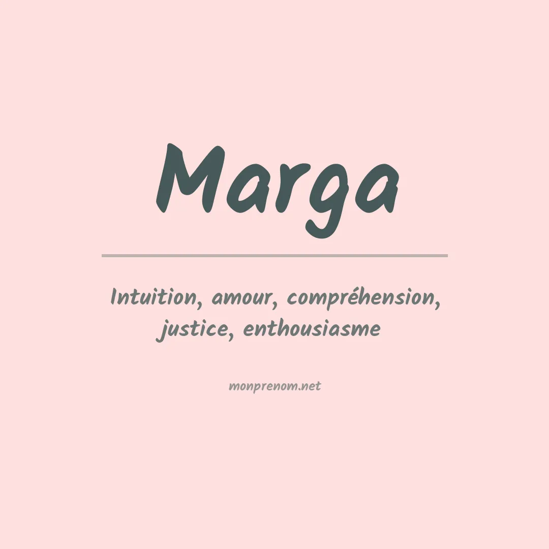 Prénom Marga