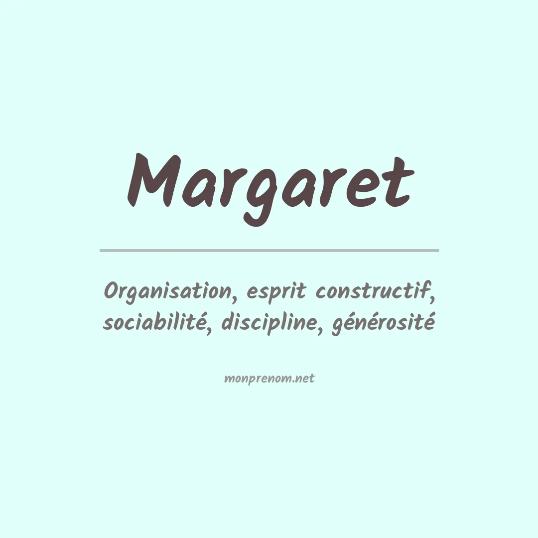 Signification du prénom Margaret