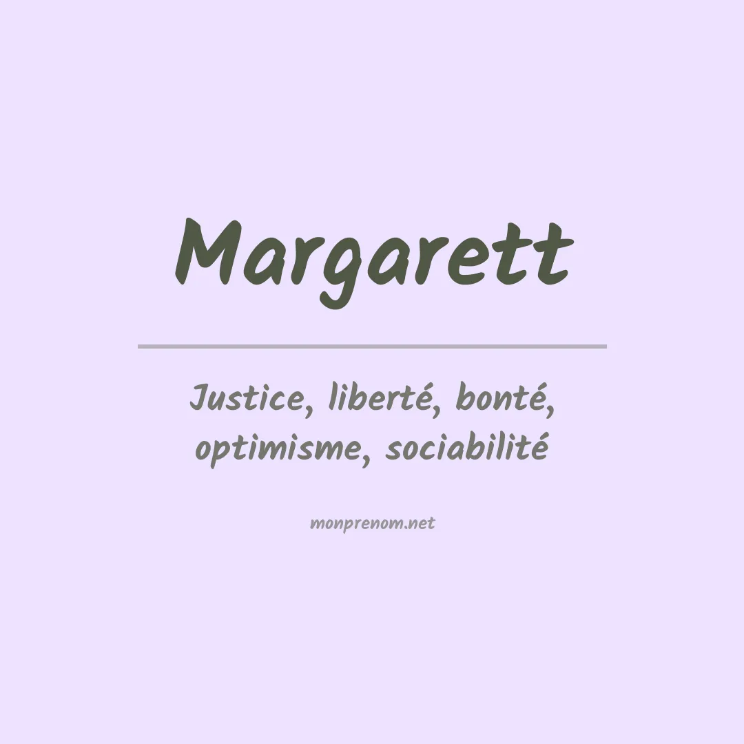 Prénom Margarett
