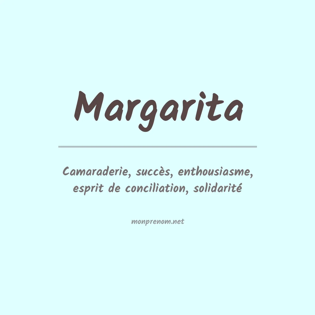Prénom Margarita