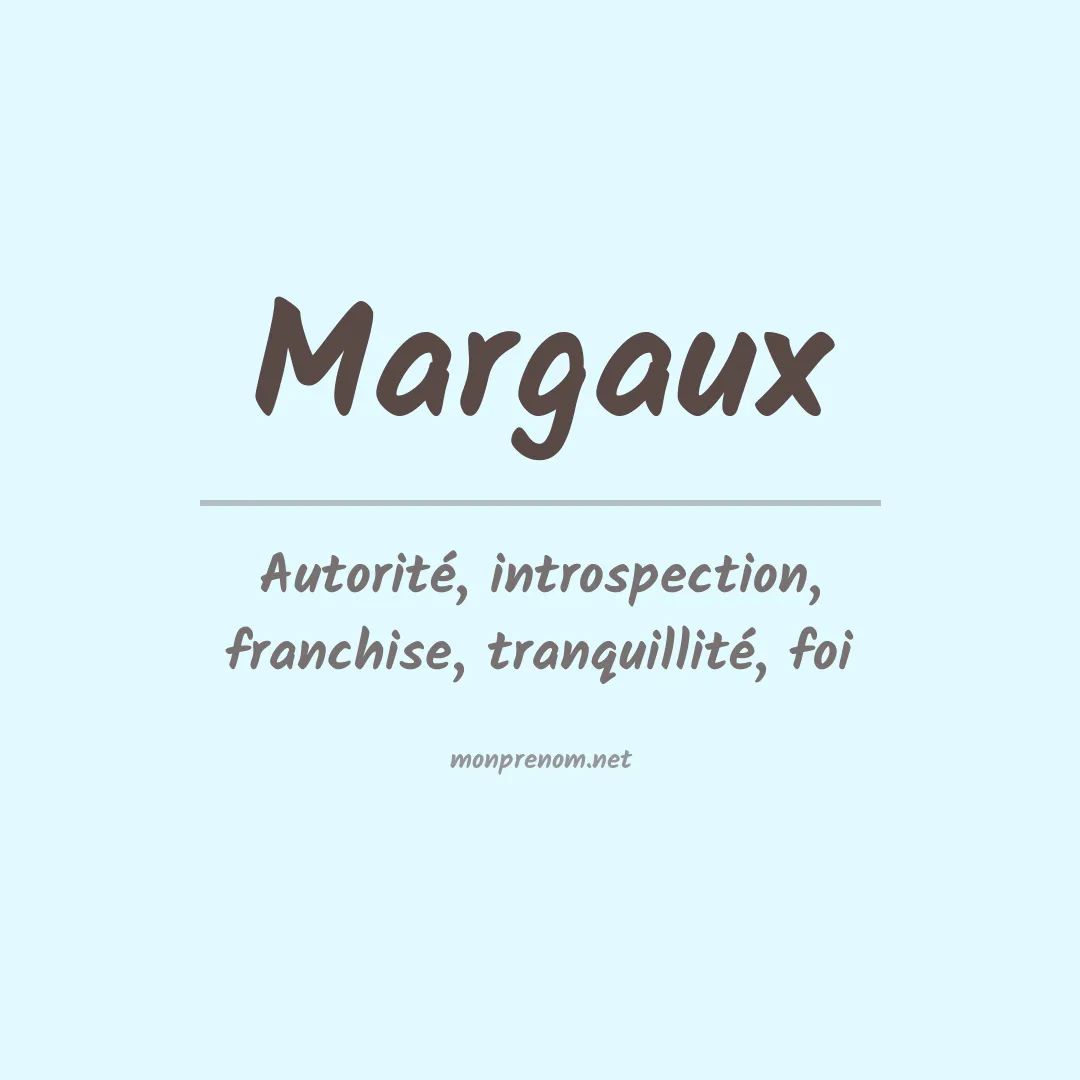 Signification du prénom Margaux