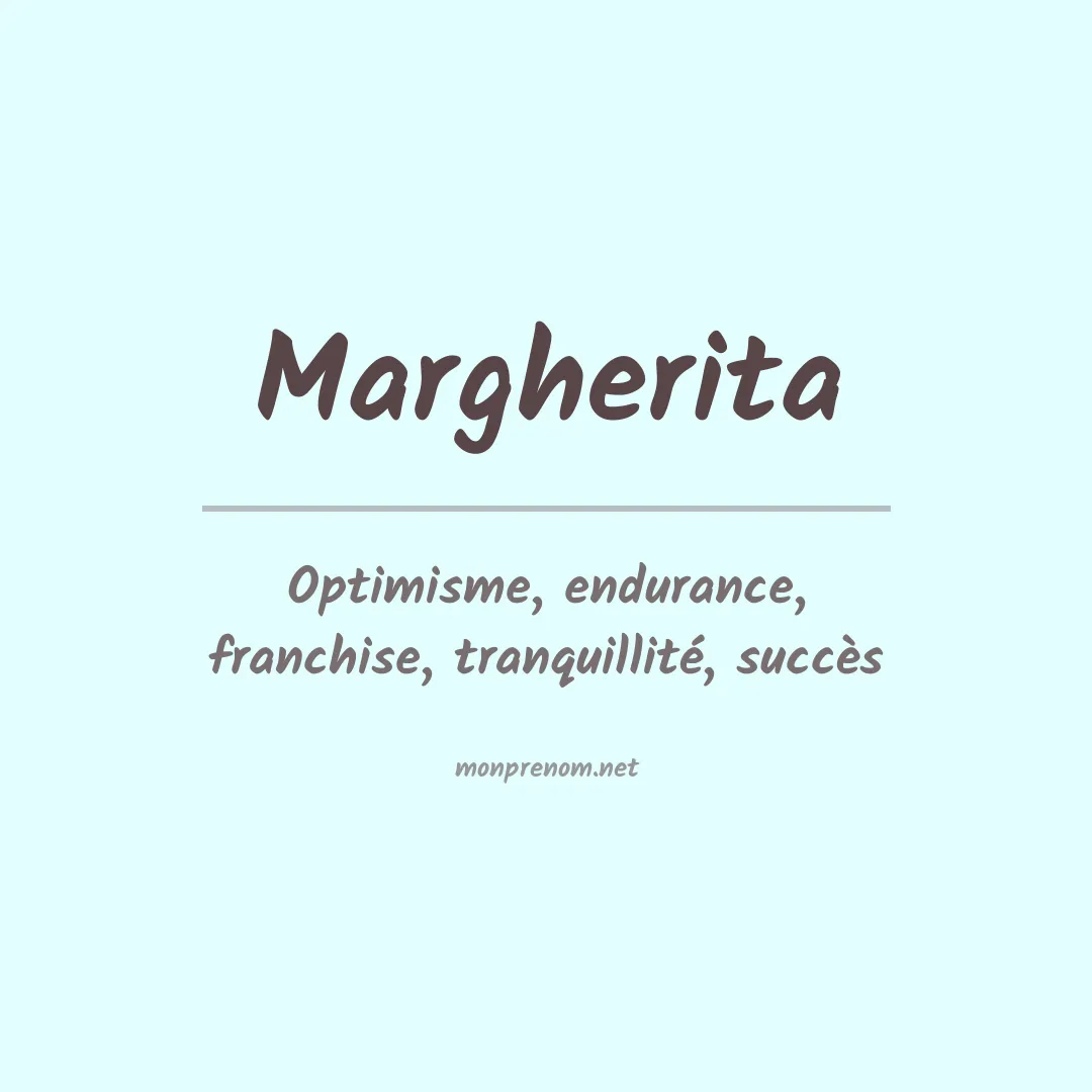 Signification du prénom Margherita