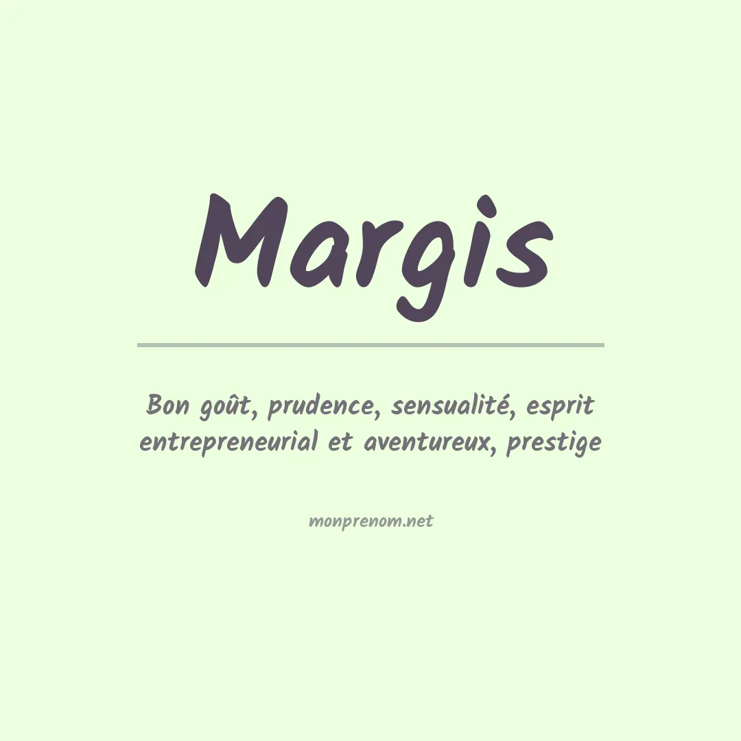 Prénom Margis
