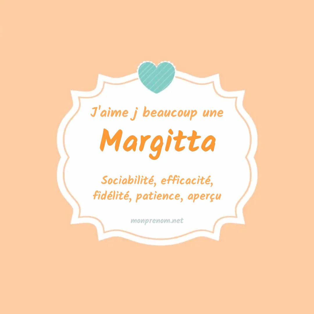 J'aime beaucoup Margitta
