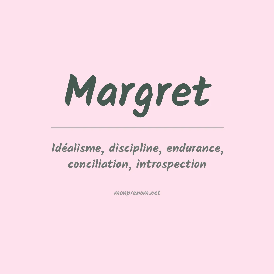 Signification du prénom Margret