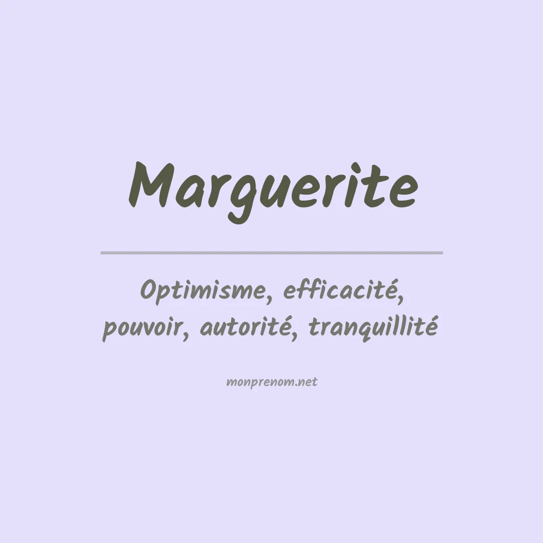 Prénom Marguerite