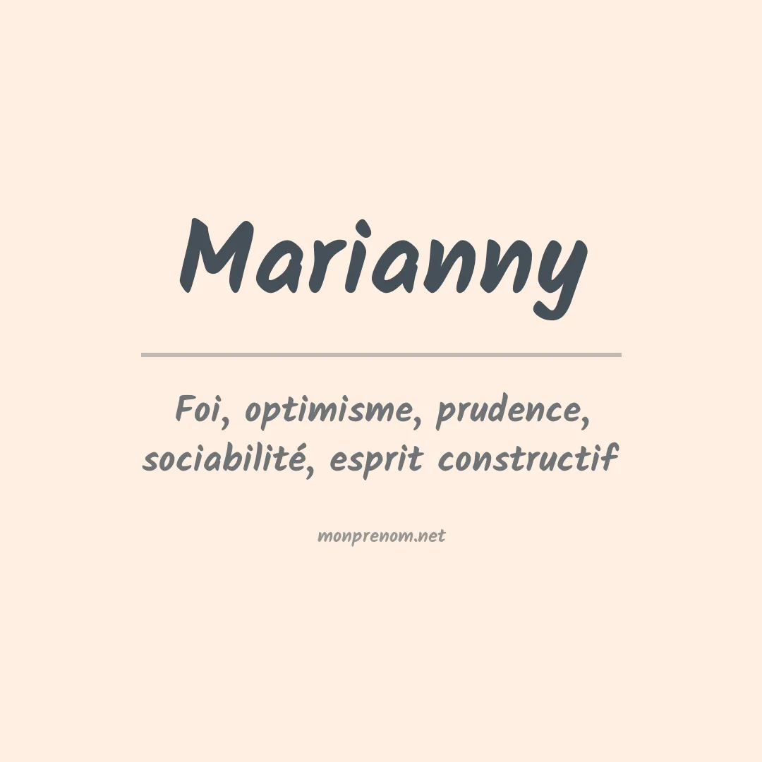 Prénom Marianny