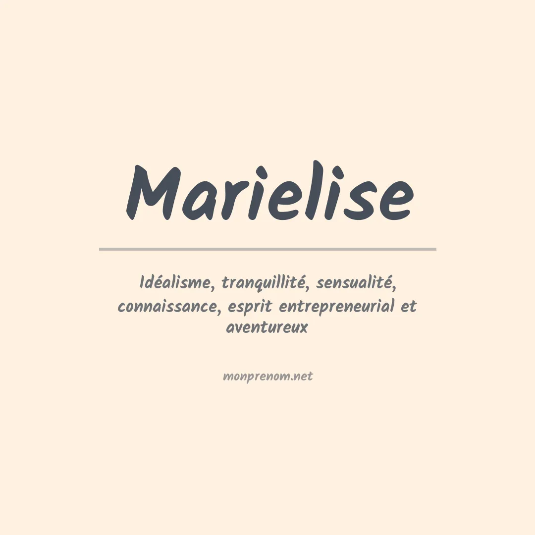 Prénom Marielise
