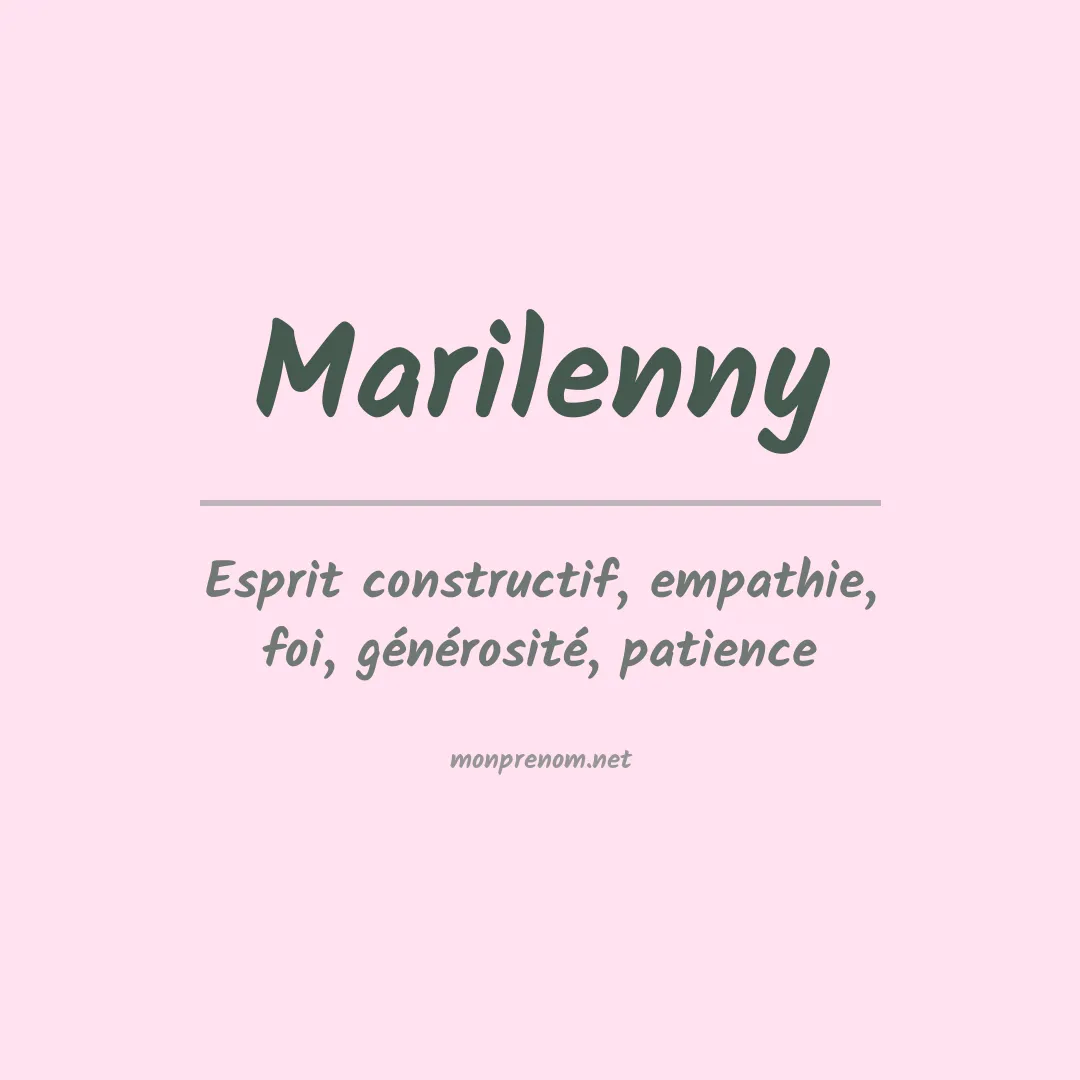 Prénom Marilenny