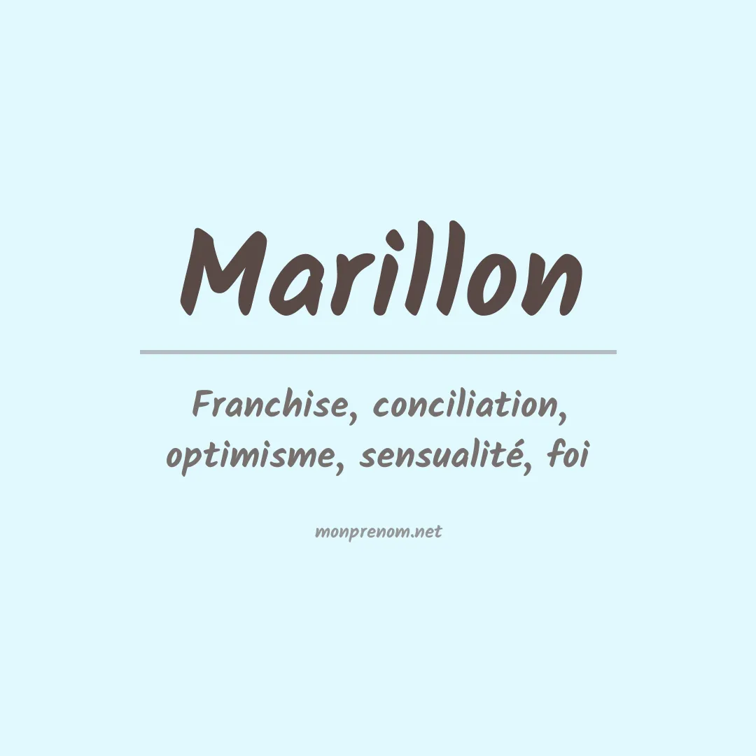 Prénom Marillon