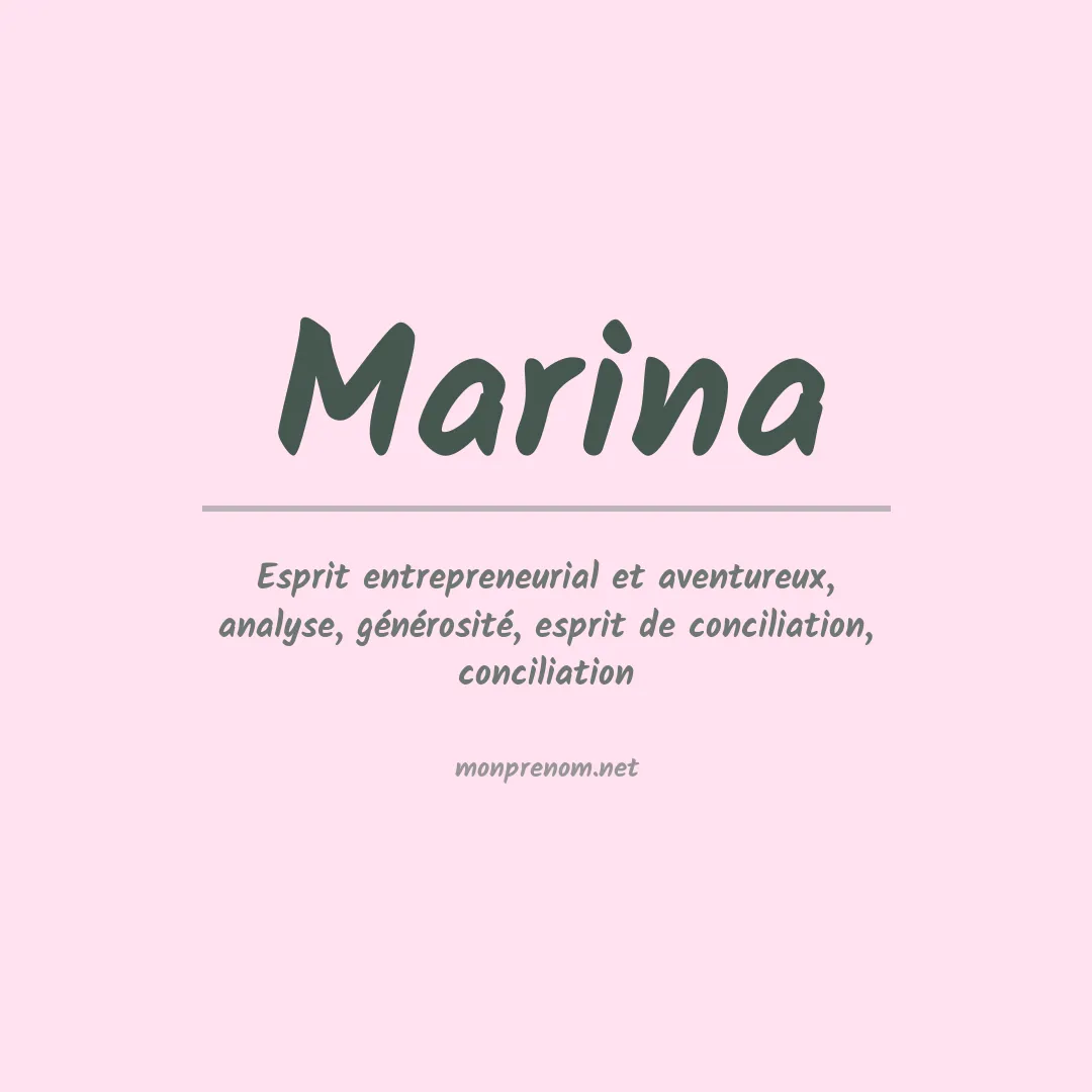 Prénom Marina