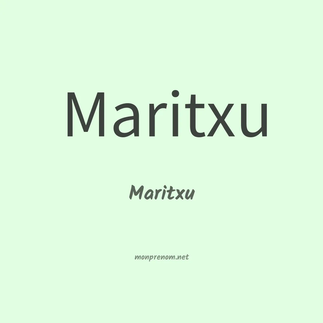 Maritxu en chinois