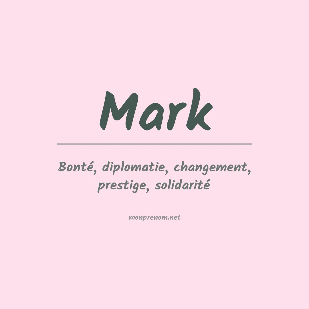 Prénom Mark