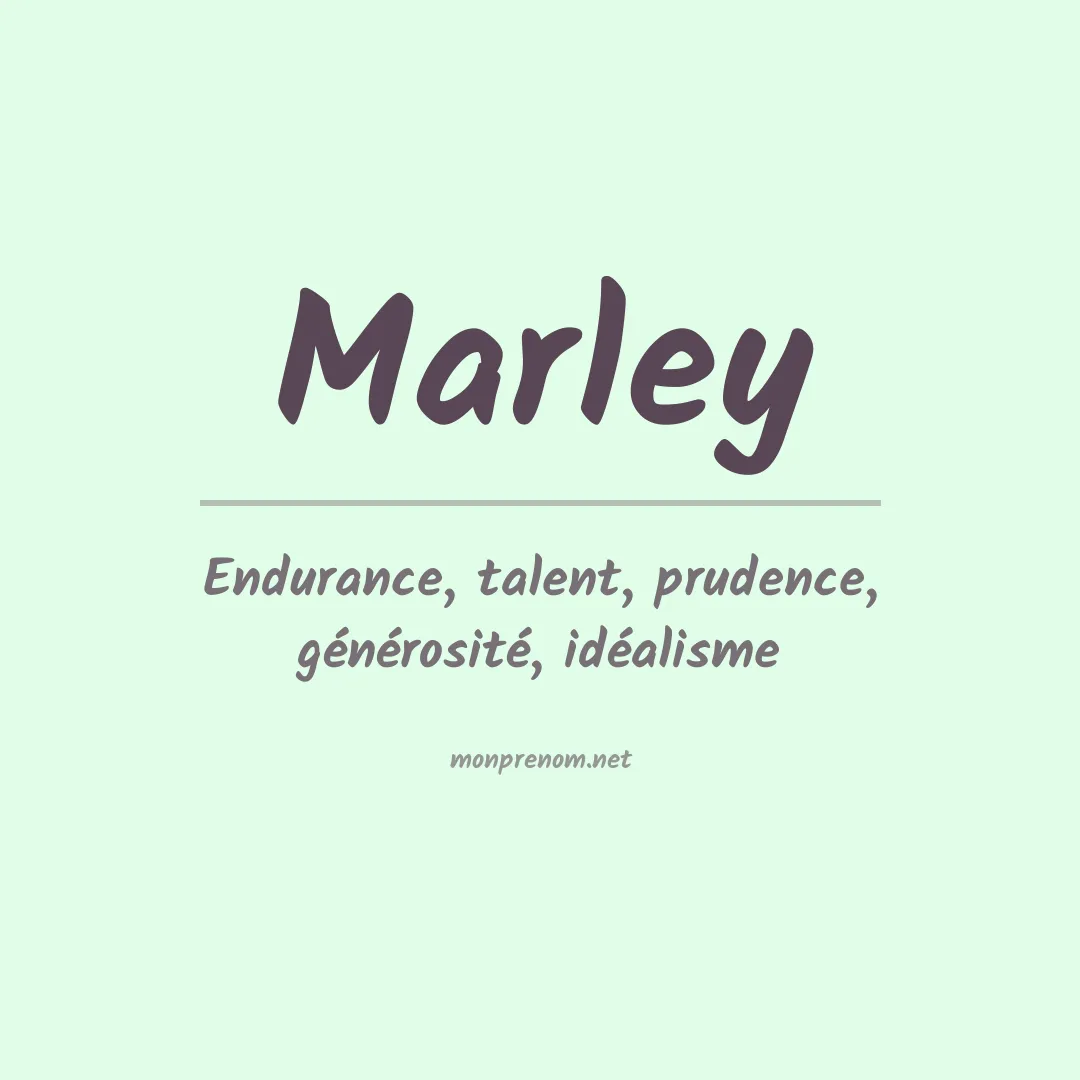Prénom Marley