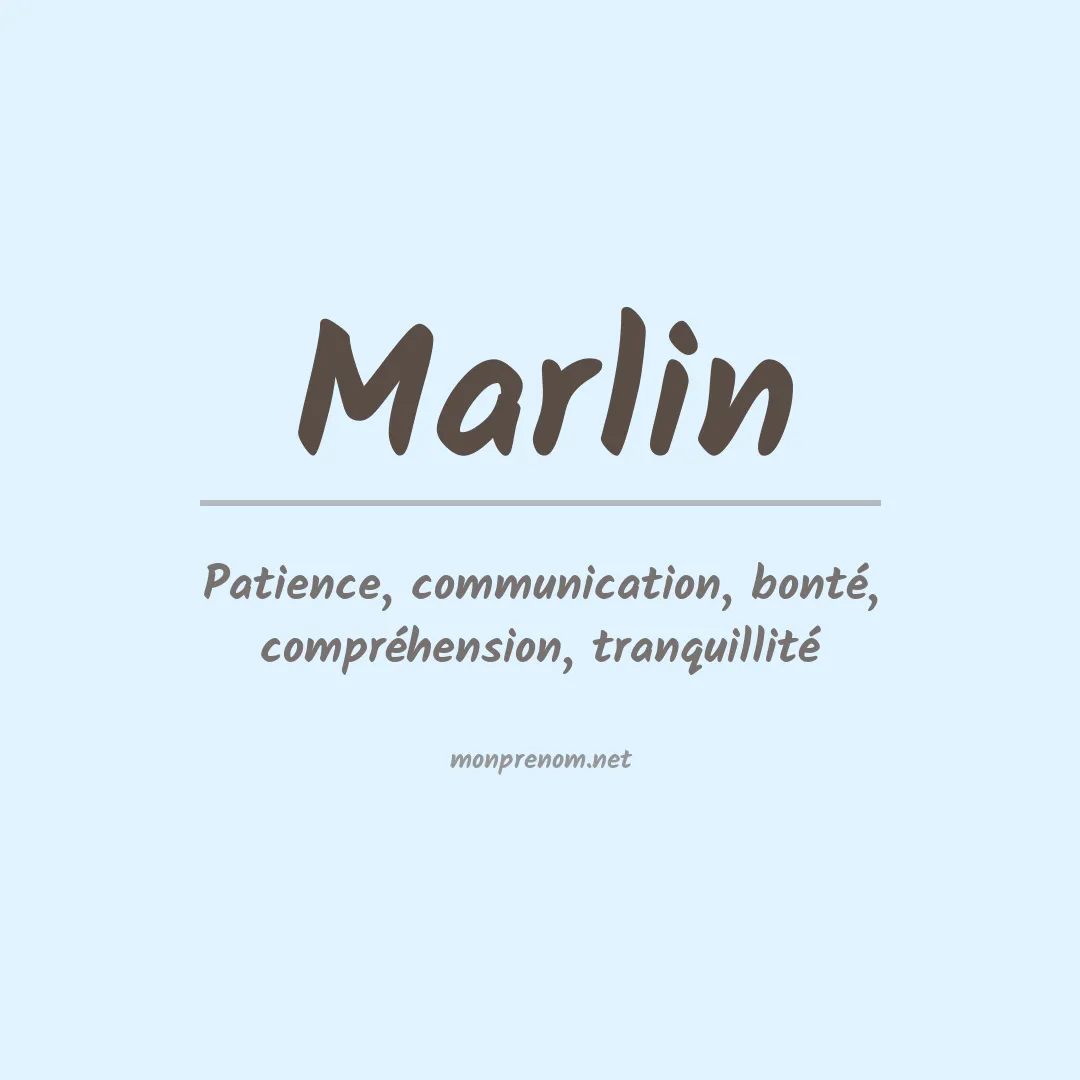 Prénom Marlin