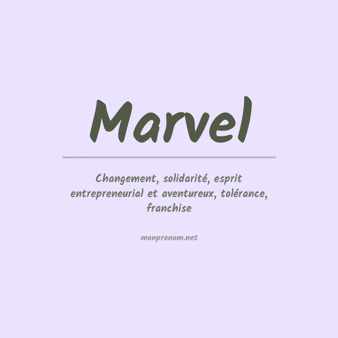 Prénom Marvel