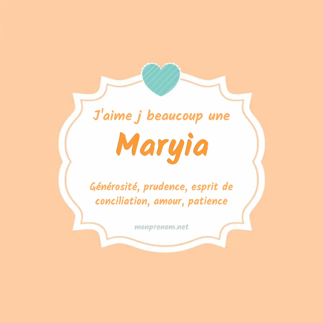 J'aime beaucoup Maryia
