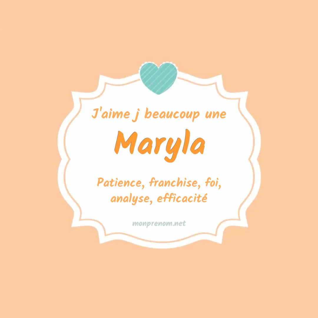 J'aime beaucoup Maryla