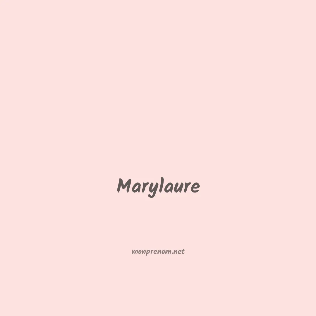 Marylaure en chinois