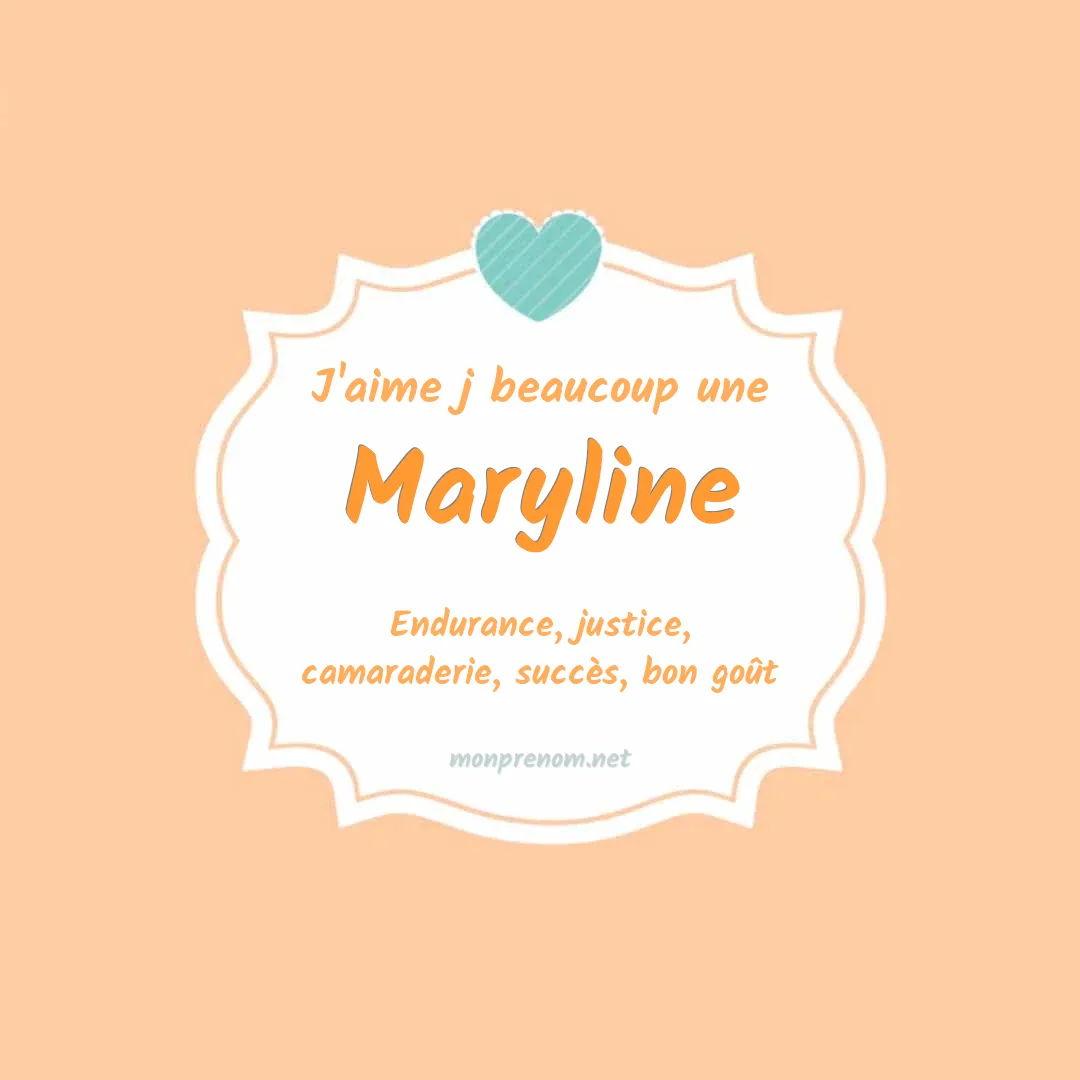 J'aime beaucoup Maryline