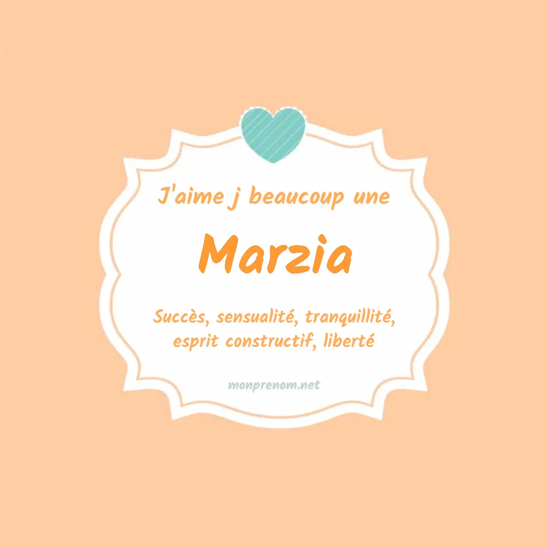 J'aime beaucoup Marzia