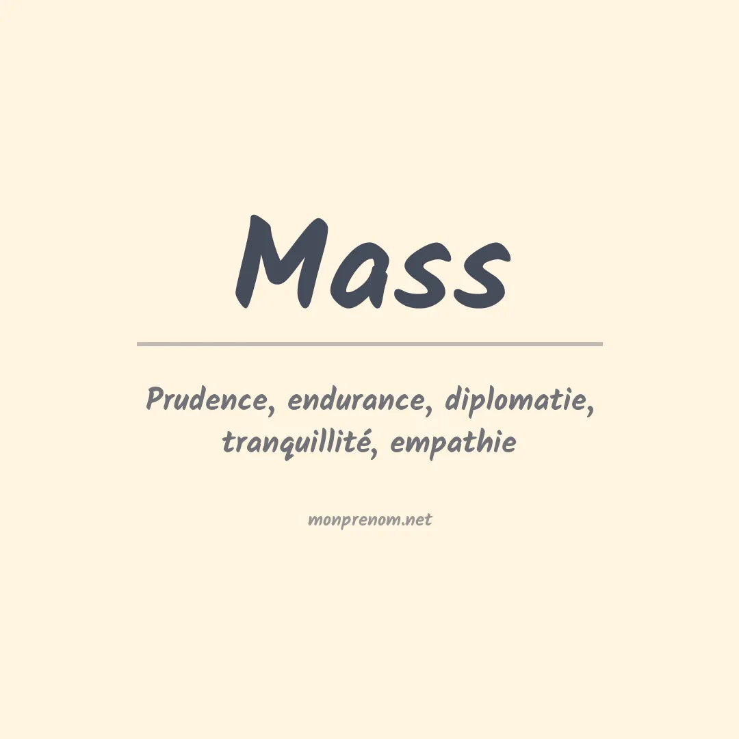 Prénom Mass