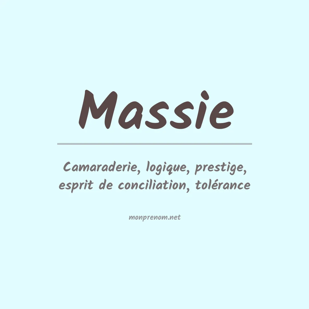 Prénom Massie