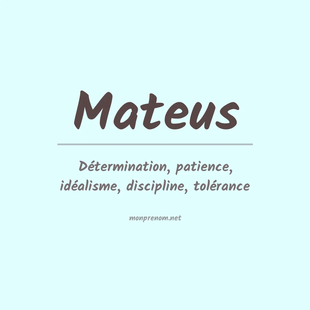 Prénom Mateus