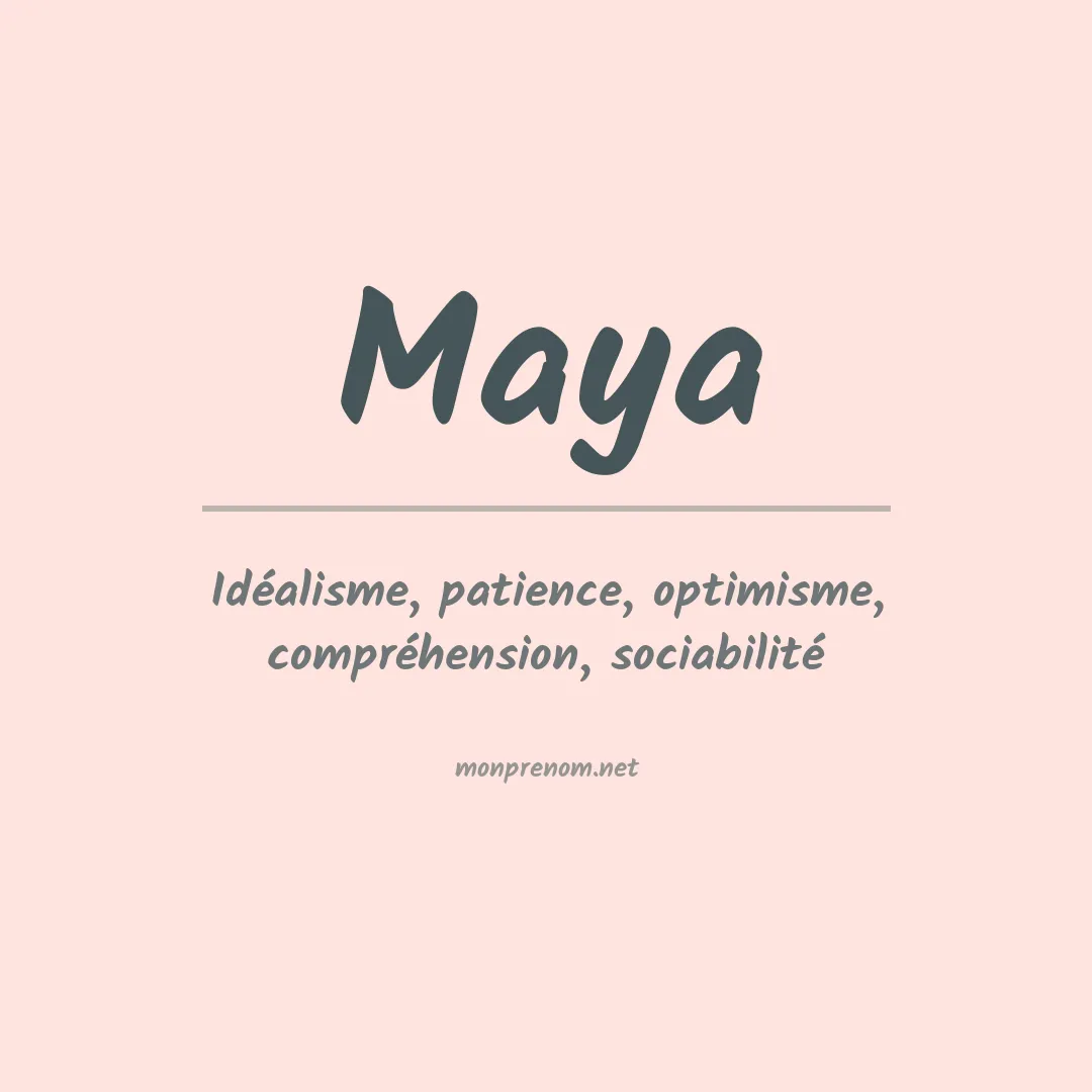 Prénom Maya